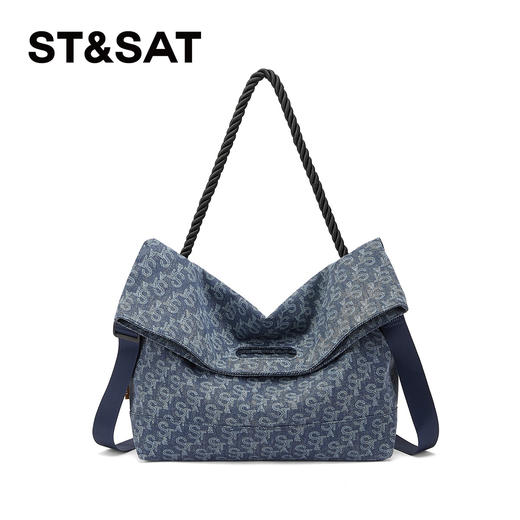 星期六通勤系列丹宁牛仔托特包SSD521A06Z 商品图5