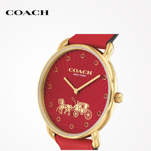 优选丨【双十二超值到手价】【全球购】「部分规格赠送马上有钱手链+马上有钱项链+礼盒」蔻驰ELLIOT系列马年限定生肖腕表+礼盒_bba 商品图6