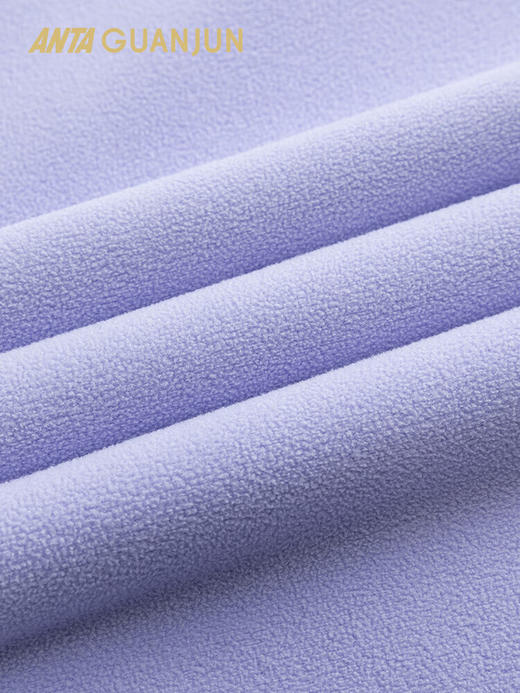 安踏冠军户外滑雪系列抓绒外套女士轻暖绒立领运动上衣162540704 商品图4