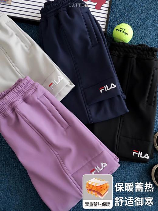 D111911防水梭织加绒耐磨耐造弹力舒适儿童加绒裤 商品图2