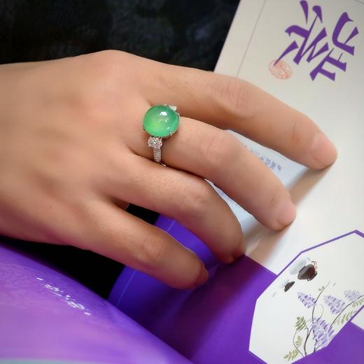 “泓”18k翡翠戒指 商品图3
