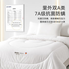 多喜爱 路易斯德绒全棉【抗菌防螨】【A类面料】【进口德绒纤维】8斤加厚冬被