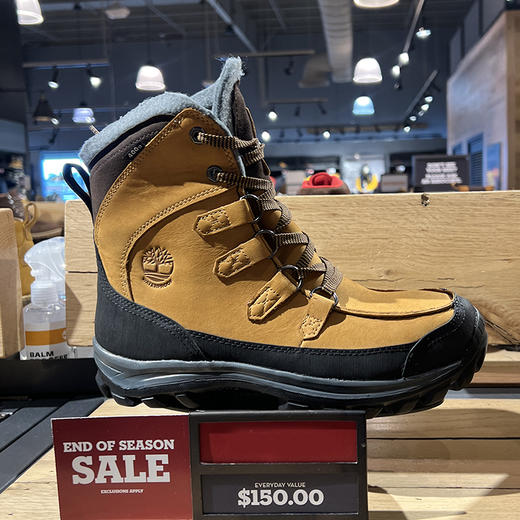 Timberland/添柏岚 男士户外防水保暖P棉牛皮革系带登山徒步靴 商品图0
