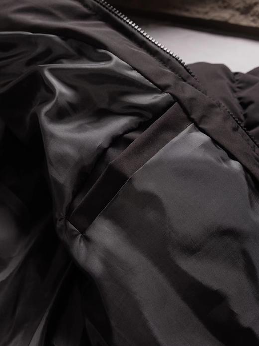 D111950黑色百搭立领设计日常通勤羽绒棉服 商品图8