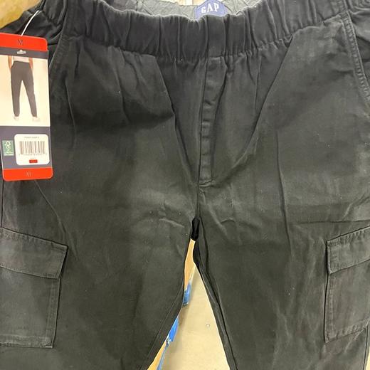 Gap 女士简约纯色松紧腰多口袋工装休闲裤 商品图2