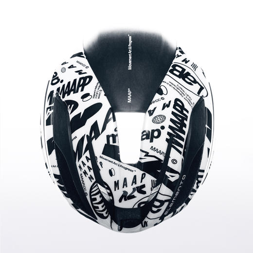 MAAP x KASK Elemento 联名款骑行头盔 涂鸦黑 商品图3