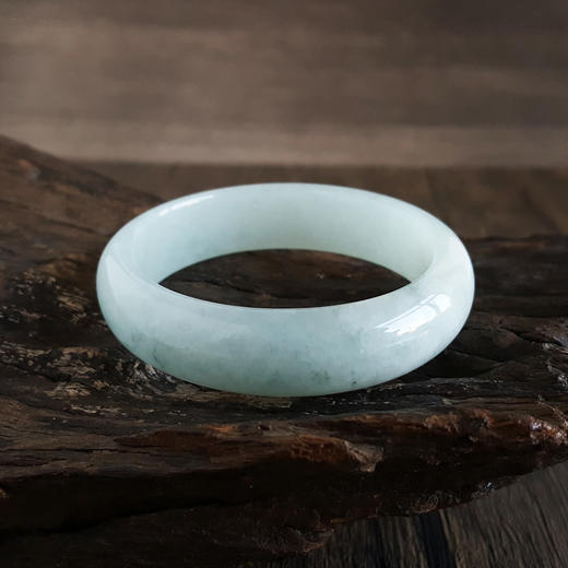【天然正品】A货翡翠天然细腻糯种54.5号贵妃翡翠手镯54.5号（皆取最大值）女士220325AH26 商品图2