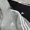 D111961万针刺绣两侧三条杠万针刺绣logo连帽卫衣外套 商品缩略图1