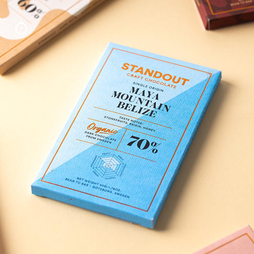 企鹅市集|瑞典Standout巧克力50g 北欧工艺 多种黑巧奶巧增味可选 商品图6