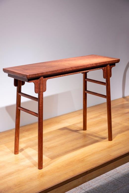 红桥红  家具严选  缅甸花梨（大果紫檀）【108 一块玉刀牙 平头案】 商品图1