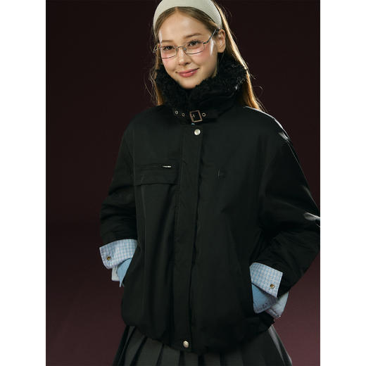 Ariseism 美式复古加厚外套女秋冬新款保暖上衣 商品图2