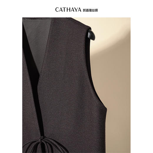 凯喜雅 开襟侧扣马甲 商品图3