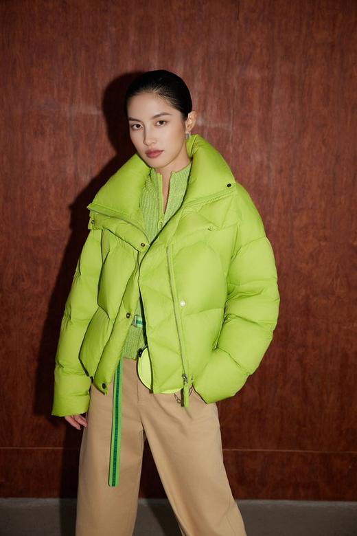 Kai & Kiera 绿色个性设计加厚羽绒服外套 21599 商品图0
