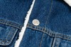 D111967防寒重工水洗双袋羊羔毛牛仔棉服情侣外套 商品缩略图3