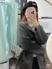 D111962可手包可斜挎帆布马鞍老花链条包 商品缩略图5