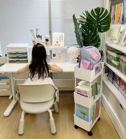 可移动书架 | 3~4层分类收纳、实用方便、多层收纳、灵活可移动、简约美观、整理分类都方便 商品图0