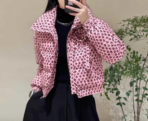 SZ6R18_盈盈色_羽绒服_冬季_大翻领短款宽松面包服_高级女装_BERNIEELEN 伯妮斯茵 商品图1