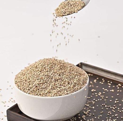 豫粮优选·熟白芝麻250g  传统炒制 颗粒饱满 香浓酥脆 商品图1