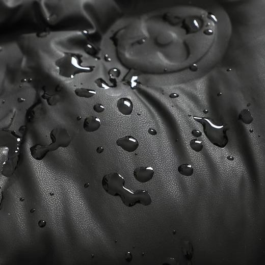 D111936压花老花皮质拼接立领羽绒服夹克外套 商品图13