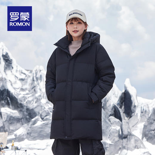 心选丨罗蒙男女同款中长款羽绒服 商品图10