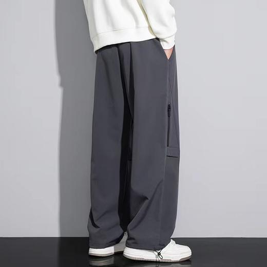 D111929休闲减龄机能休闲裤防水冲锋裤伞兵裤 商品图7