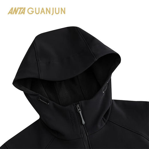 安踏（ANTA）冠军户外徒步系列 凌锋MX软壳女冬保暖摇粒绒外套162540621 商品图2