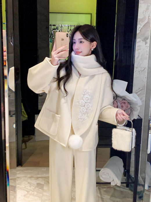 张心子【腿精出击】高腰厚实保暖加绒休闲裤裤子 U2511111 商品图8