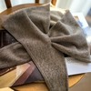 【甄珠贝】一秒入冬 赶紧给大家安排上 100%山羊绒三角拼色羊绒围巾 商品缩略图9