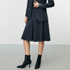 EITIE爱特爱冬季新款时尚高腰A字显瘦百搭毛呢半身裙8006703 商品缩略图3