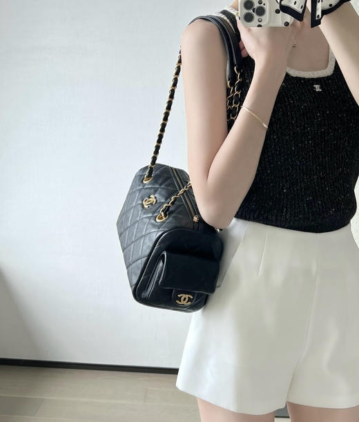 香奈儿 25K系列  小球牛皮 双袋保龄球 三色合集（LZ） 商品图3