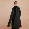 QH921斯尔丽2025新款双面双色宽松廓形慵懒风简洁大方羊毛大衣 商品缩略图3