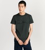 男款棉质刺绣短袖T恤hu010 商品缩略图2