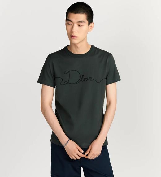 男款棉质刺绣短袖T恤hu010 商品图2