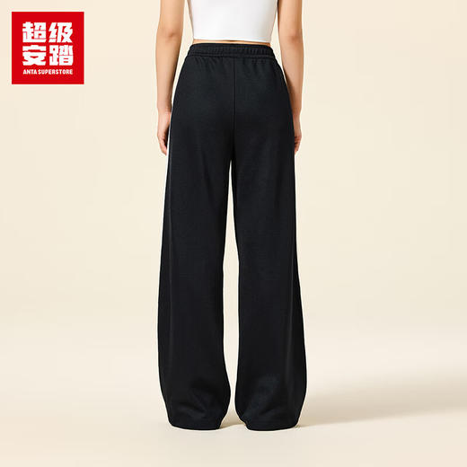超级安踏运动长裤女裤秋季复古双条纹宽松阔腿裤休闲长裤子女162538314U 商品图1