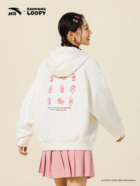 超级安踏ZANMANG LOOPY联名丨运动外套女秋季五明治宽松夹克162538716U