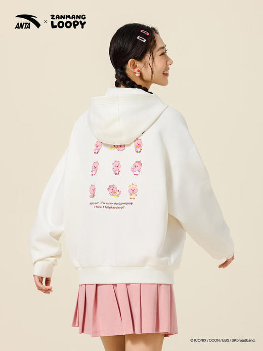 超级安踏ZANMANG LOOPY联名丨运动外套女秋季五明治宽松夹克162538716U 商品图0