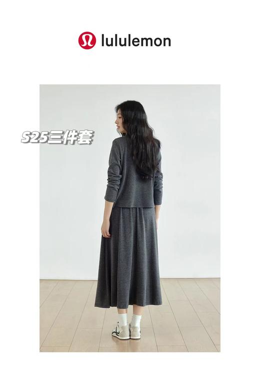 D111965秋季新款糯米裙子吊带外套三件套装 商品图10