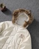 D111969大标带毛字母连帽工装中长款羽绒服 商品缩略图8