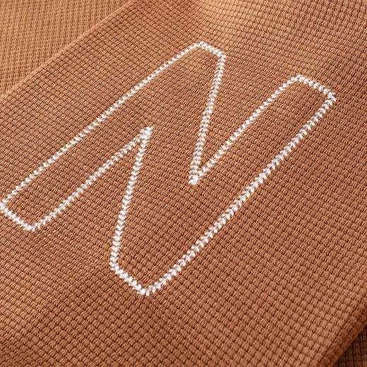 华夫格加绒保暖圆领卫衣 商品图13