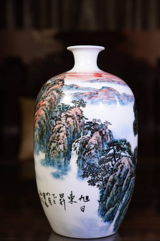 高温哑光釉彩《旭日东升》 商品图0