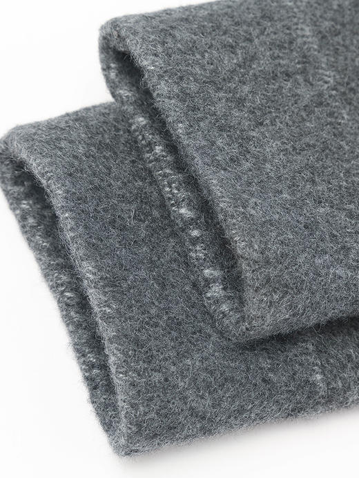 2025 秋冬新款双面呢大衣 经典版型显瘦中长款 高端羊毛混纺气质毛呢外套 商品图4