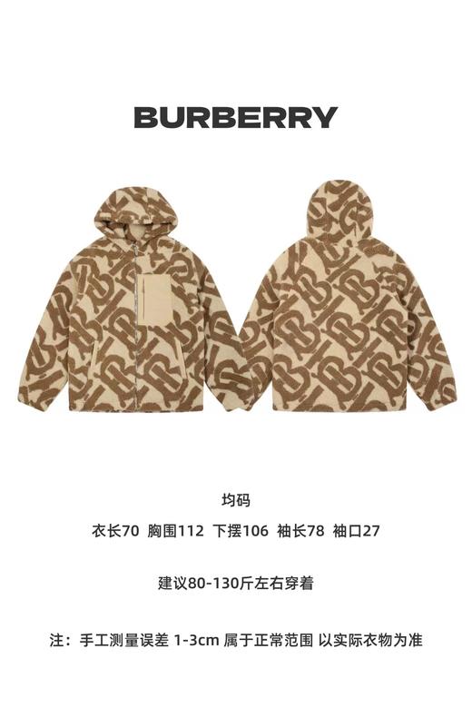 D111948老花满印情侣连帽羊羔毛夹克加棉外套 商品图14