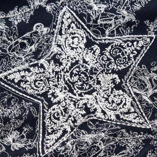 「高货wl」全新升级【铂金会员238/天猫319/差价81】(95529)洛诗琳暖毛星辰刺绣羊毛衫2025冬季气质慵懒感针织上衣女 商品图4