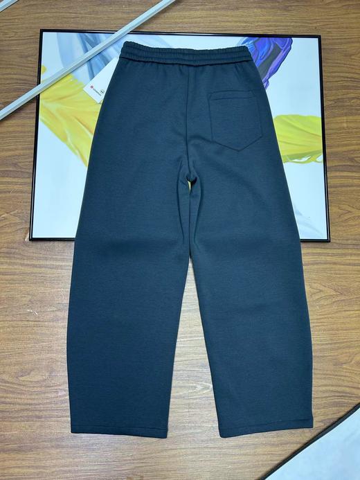 D111939冬季情侣款内里全包边阔腿羊羔绒休闲卫裤 商品图6