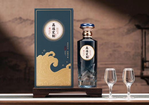 【定制酒3】鸡公山个性化私人定制酒500ml*6瓶（两种包装颜色可选，度数可选，酒名自取，版面可按要求设计） 商品图1