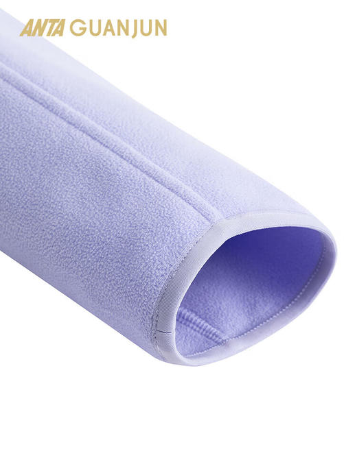 安踏冠军户外滑雪系列抓绒外套女士轻暖绒立领运动上衣162540704 商品图3