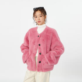 挡风毛绒保暖水貂绒外套-纪念日百货门店同款167444033