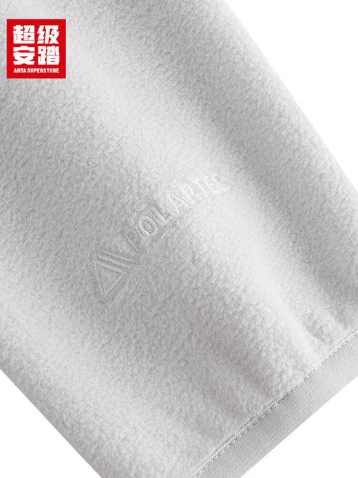 超级安踏焱壳丨抓绒运动外套女士户外POLARTEC保暖立领针织开衫162546710U 商品图7