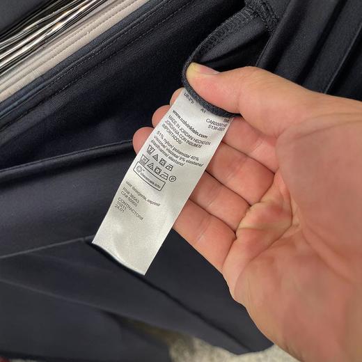 Calvin Klein/CK 女士春秋款高腰紧身28"弹力纯色休闲裤 商品图4