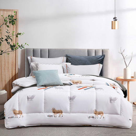 梦洁 暖馨羊毛厚被（2000G） 商品图4